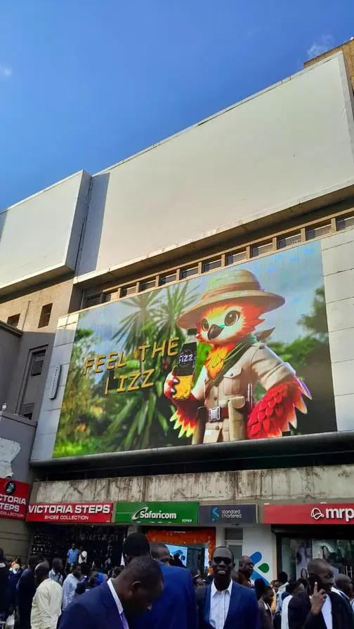 Feel The Vizz character billboard campaign